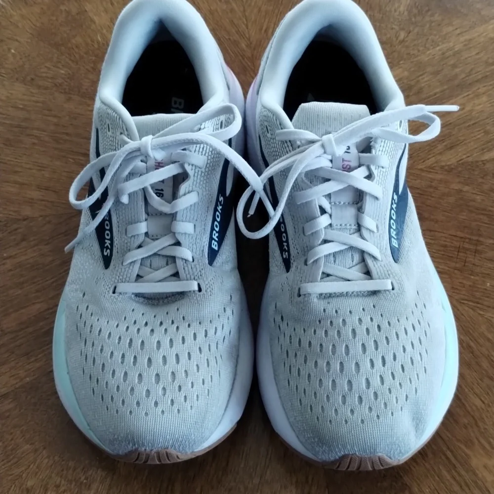 Brooks Women's Gray and Pink Running Sneakers 11 Ghost 16 - Picture 2 of 12